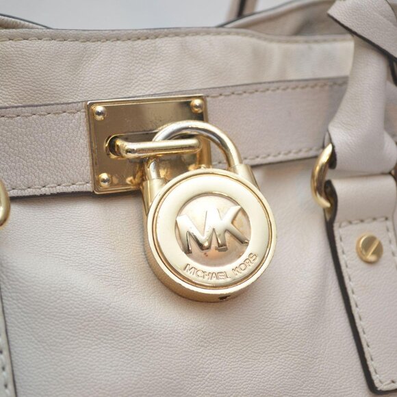 Michael Kors Hamilton Leather Large Tote Pre Owned - Picture 3 of 6